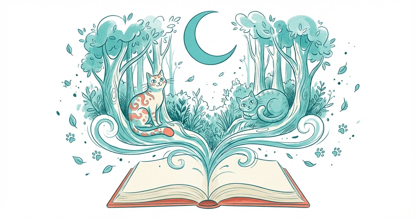 Warrior Cats series guide header illustration